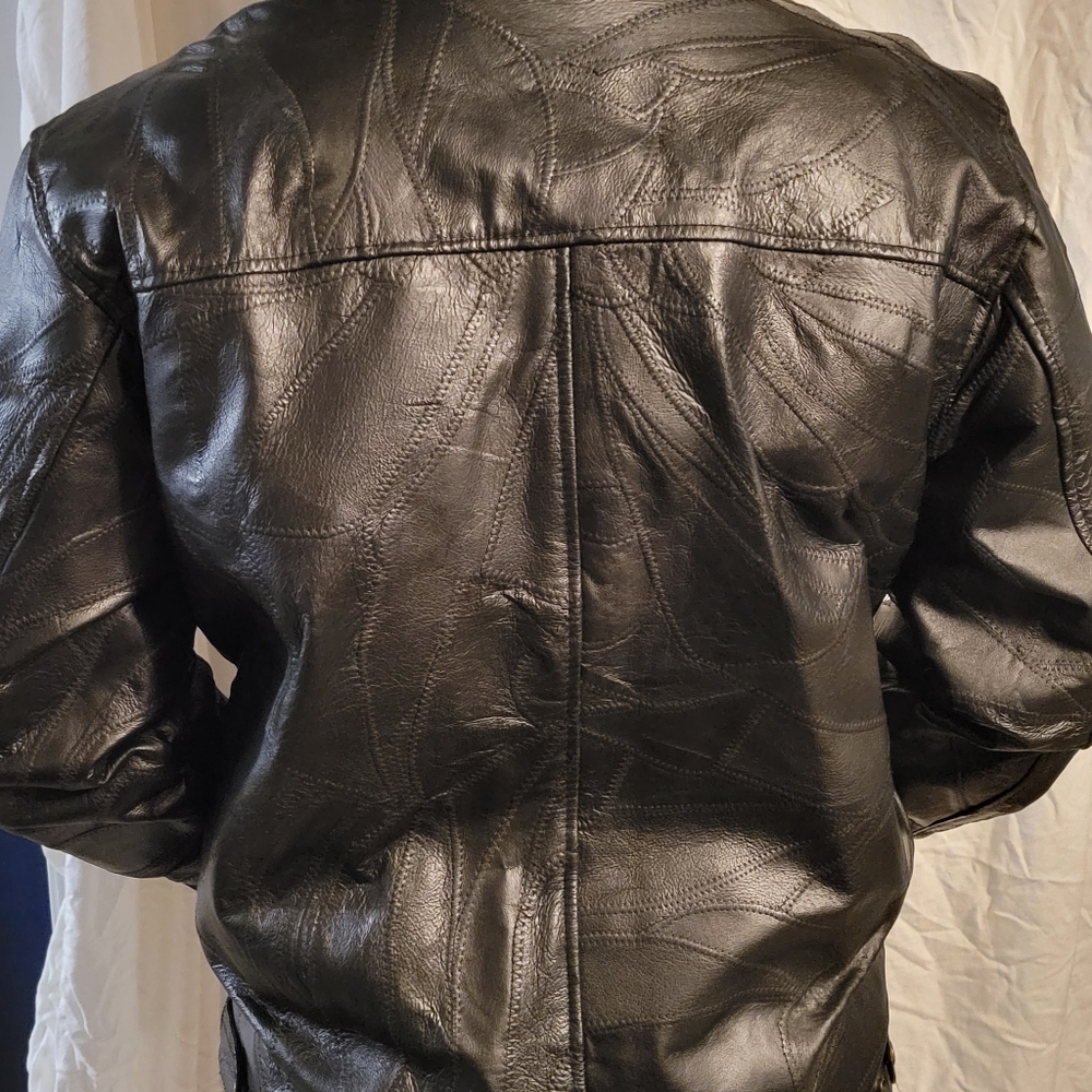 Vintage leather coat